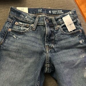 GAP NWT High rise 90’s loose Size 6